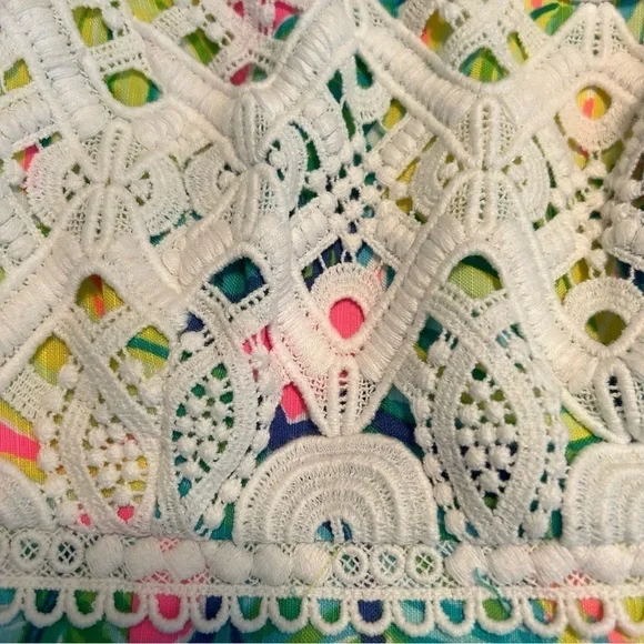 Lily Pulitzer Brynn Pink Sunset Strapless Dress Sz. 0 - Picture 9 of 15